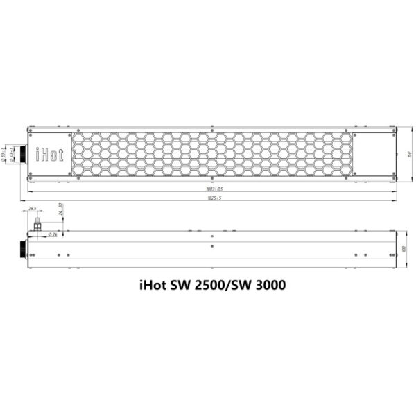 Инфракрасный обогреватель iHot SW 2500