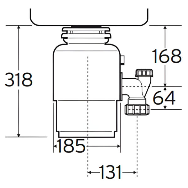 Измельчитель пищевых отходов In-Sink-Erator Model 66 980 мл