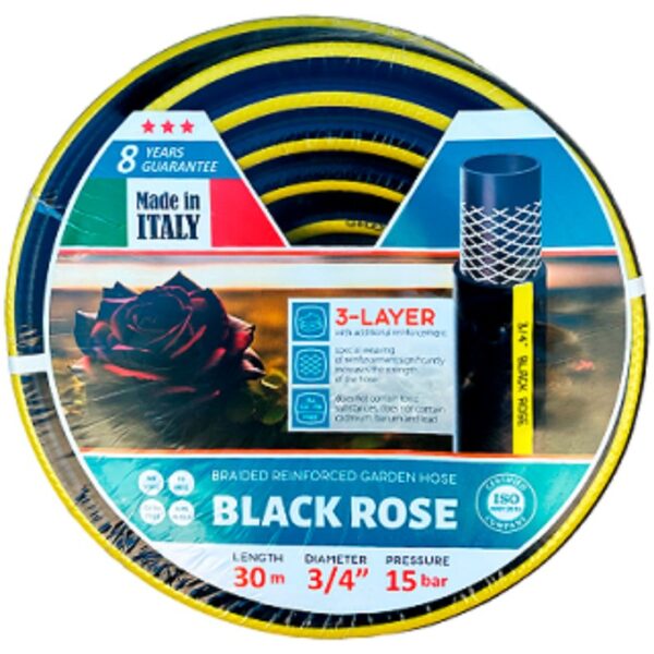 Шланг для полива SYMMER BLACK ROSE 3/4 (20мм) длина бухты 30 м