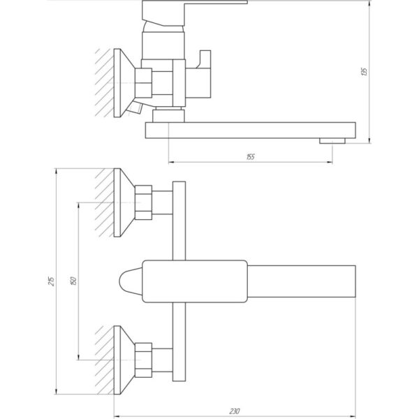 Смеситель Globus Lux Milano GLM-0102N