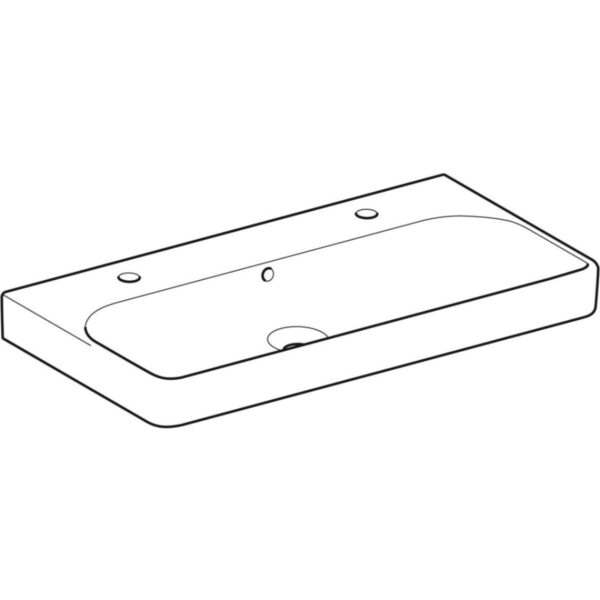 Раковина подвесная Geberit Smyle 900×480 белая