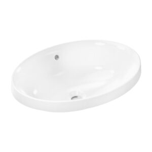 Раковина врезная Hansgrohe Xuniva 550×400 овальная белая (61058450)