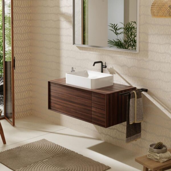 Раковина накладная Hansgrohe Xuniva 550×400 прямоугольная белая