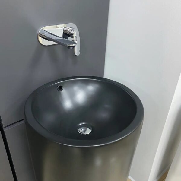 Умывальник напольный VBI MATERA 850х450, черный матовый (