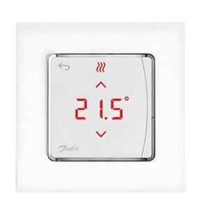 Терморегулятор для теплого пола Danfoss Icon Display 230В, белый