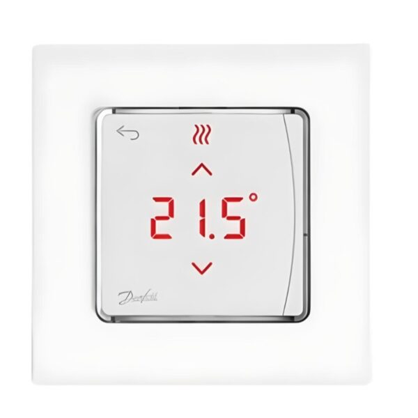 Терморегулятор для теплого пола Danfoss Icon Display 230В, белый