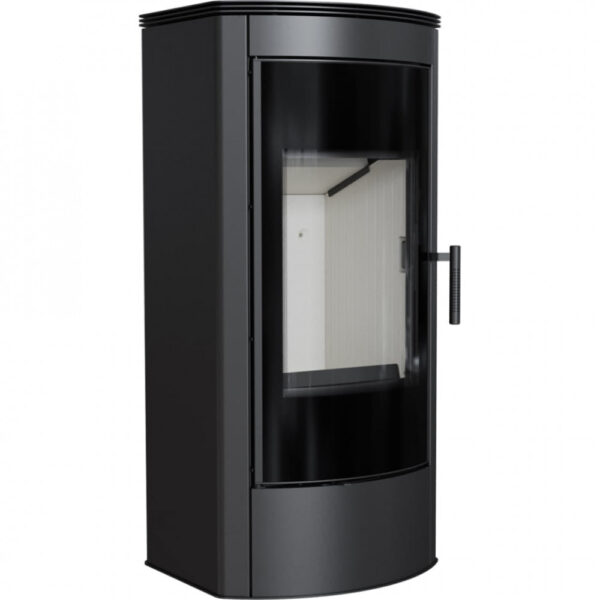 Печь-камин на дровах Kratki KOZA TITAN GLASS 11 кВт сталь, панорама