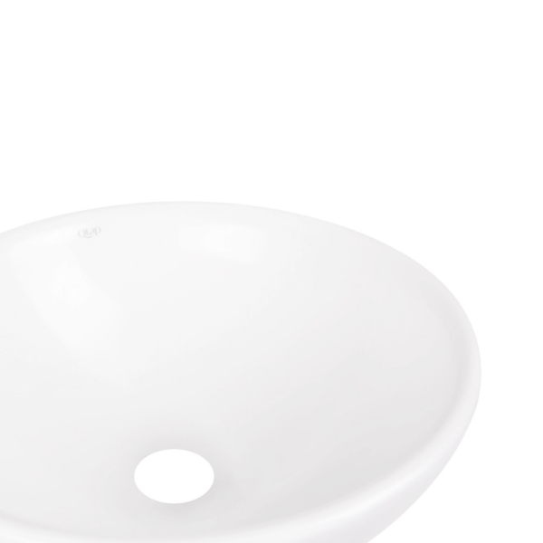 Раковина накладная Qtap Owl 400х400 круглая
