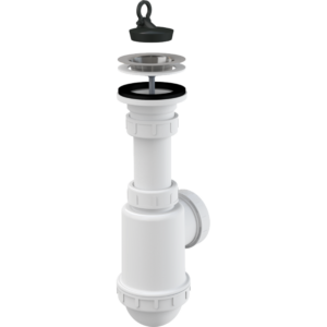 Сифон для мойки AlcaPlast пластик, белый (A441-DN50/40)