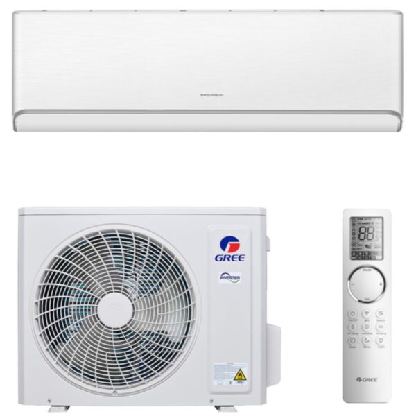 Кондиционер Gree Airy GWH09AVCXB-K6DNA1B 20м2 (-25°) R32 инвенторный, белый + пульт ДУ