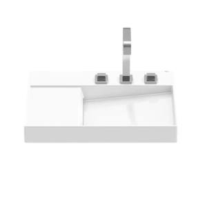 Умывальник накладной Roca Horizon 420х600 прямоугольный, белый (A32727400B)