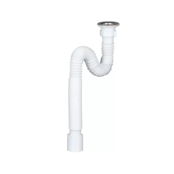 Сифон для раковины SoloPlast 1 1/2" пластик, белый (Г0106)