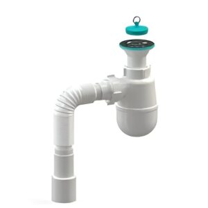 Сифон для мойки SoloPlast 1 1/2" пластик, белый (К1310)