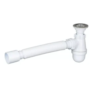 Сифон для раковины SoloPlast 1 1/2" пластик, белый (У0111)