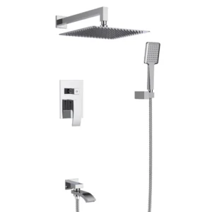 Душевая система Gappo с тропическим душем, латунь, хром (G7107)