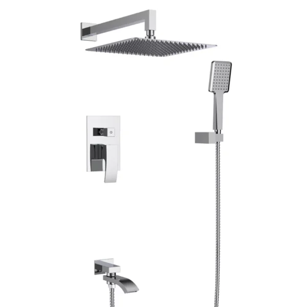 Душевая система Gappo с тропическим душем, латунь, хром (G7107)