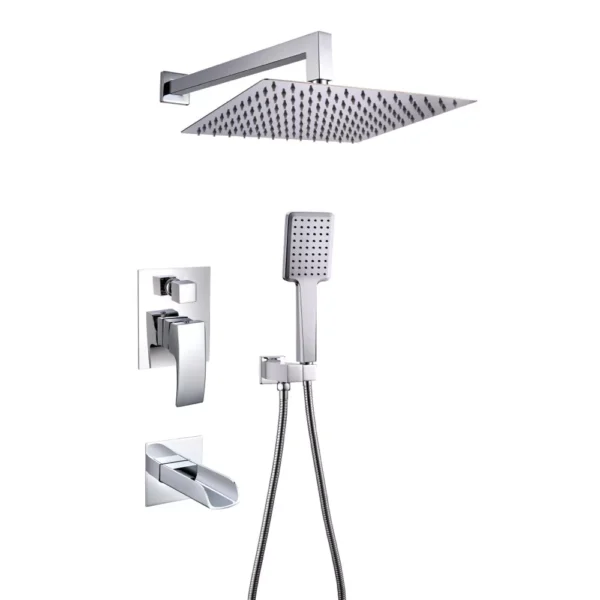 Душевая система Gappo с тропическим душем, латунь, хром (G7107-20)