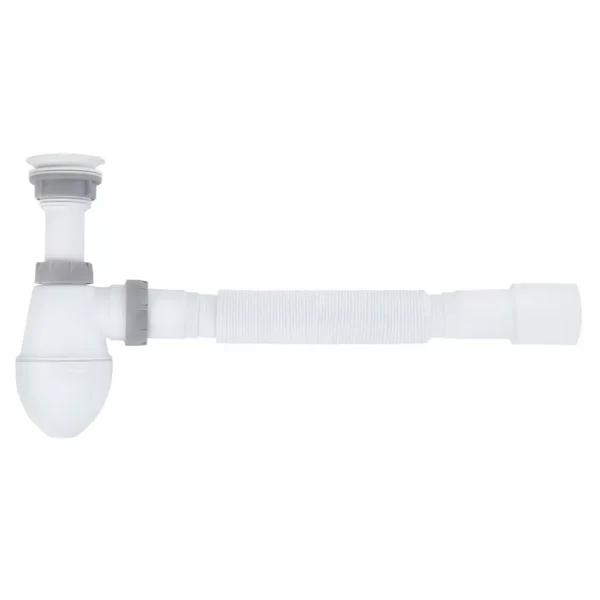 Сифон для раковины ITAL U1011 1 1/4" пластик, белый (STE12300043)