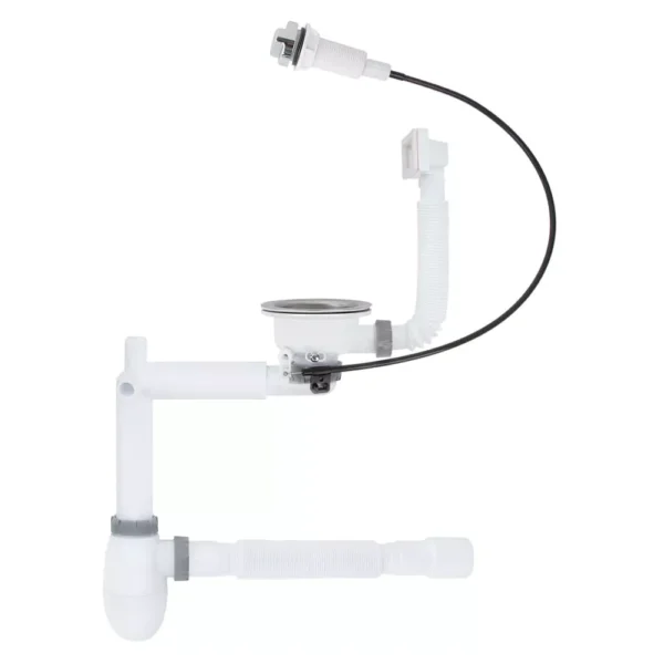 Сифон для мойки ITAL 3 1/2" пластик, белый (SME275T1543)