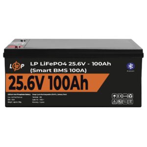 Аккумулятор LogicPower LiFePO4 24V (15,6V)-100 Ah (2560Wh)