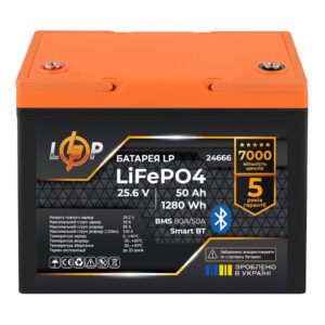 Аккумулятор LogicPower LiFePO4 25,6 V-50 Ah (1280Wh)