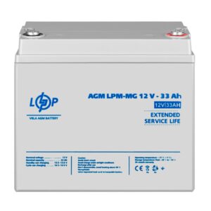Аккумулятор LogicPower LPM-MG 12V-33 Ah R+