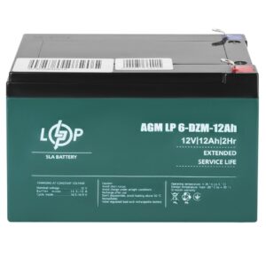 Аккумулятор LogicPower LP 6-DZM-12 Ah AGM (свинцово-кислотный) универсальный