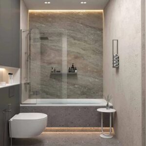 Шторка для ванной Wave Glass Sandra