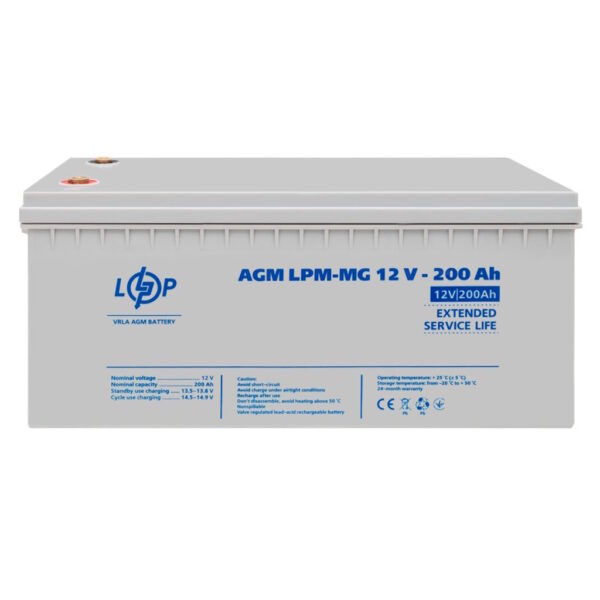Аккумулятор LogicPower LPM-MG 12V-200 Ah