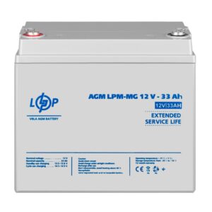 Аккумулятор LogicPower LPM-MG 12V-33 Ah