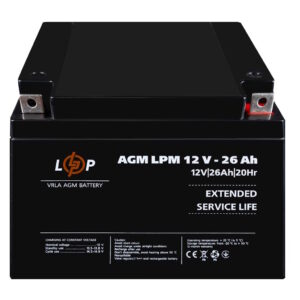 Аккумулятор LogicPower LPM 12V 26Ah AGM
