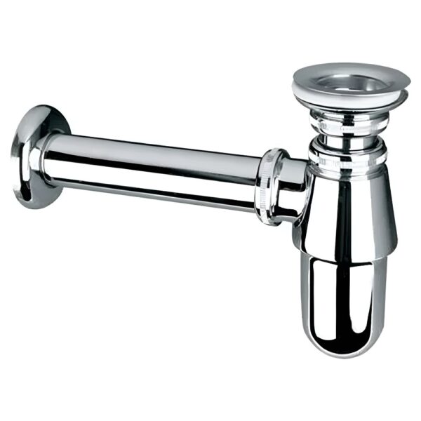 Сифон для раковины McApline латунь, хром (200+255СВ)