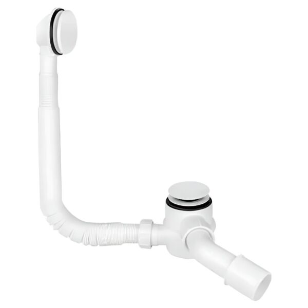 Сифон для ванны McApline пластик, белый (HC2600CL-WHC)