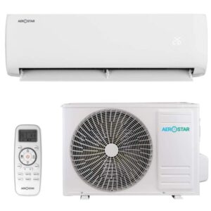 Кондиционер Aerostar BASIC AER-07A-R32-IU/AER-07A-R32-OU 20м2 (-7°С) R32 неинверторный, белый + пульт ДУ (Wi-Fi Ready)