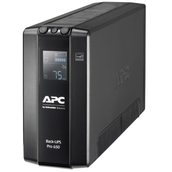 ИБП со ступенчатой синусоидой APC Back-UPS Pro 650VA (390Вт)