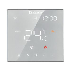 Терморегулятор для теплого пола Castle C-AC602H 230 В программируемый, белый (Wi-Fi)