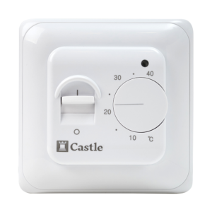 Терморегулятор для теплого пола Castle C-RTC70.26 220 В механический, белый