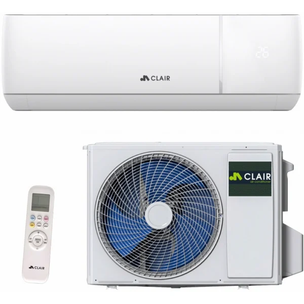 Кондиционер CLAIR NEOLUX-09A-R32-IU/NEOLUX-09A-R32-OU 25м2 (-25°С) R32 инверторный, белый + пульт ДУ (Wi-Fi Ready)