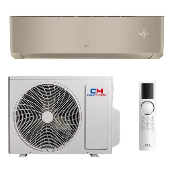 Кондиционер Cooper&Hunter Supreme Continental CH-S09FTXAL2-GD 25м2 (-25°С) R32 инверторный, золото + пульт ДУ (Wi-Fi)
