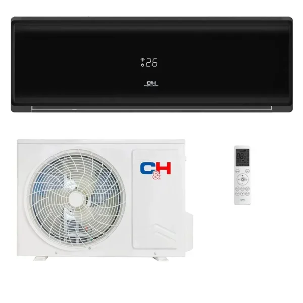 Кондиционер Cooper&Hunter Nordic CH-S18FTXN-PB 50м2 (-25°С) R32 инверторный, черный + пульт ДУ (Wi-Fi)
