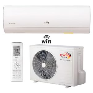Кондиционер EWT Clima Taifun Pro S-090SNI-HRFN8 25м2 (-25°С) инверторный, белый + пульт ДУ (Wi-Fi)
