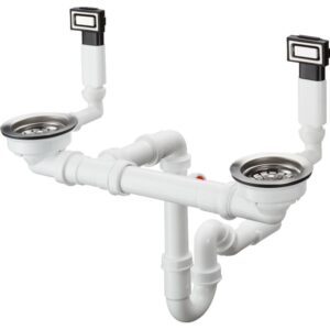 Сифон для мойки Hansgrohe пластик, белый (43922800)
