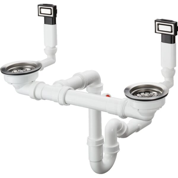 Сифон для мойки Hansgrohe пластик, белый (43922800)