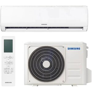 Кондиционер Samsung Basic AR18BXHQASINUA/AR18BXHQASIXUA 50м2 (-15°C) R32 инверторный, белый + пульт ДУ