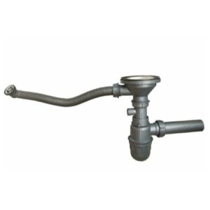 Сифон для мойки PLATINUM HB104 пластик, серый (SP000011012)
