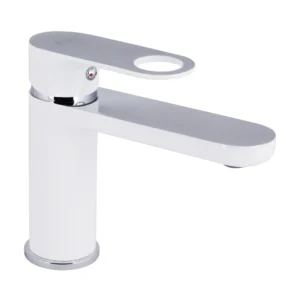 Смеситель для умывальника Qtap Jay однорычажный, белый (QTJAY270CRW45551)