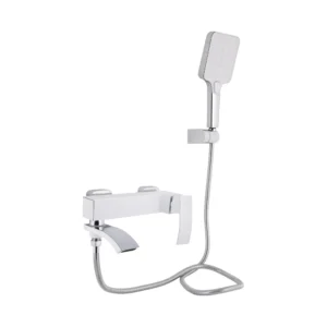 Смеситель для ванны Qtap Swan Cascada однорычажный, хром (QTSWA260CRW45569)