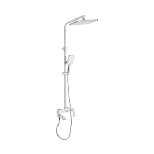 Душевая система Qtapс Swan Cascada c тропическим душем, латунь, хром (QTSWA111CRW45570)