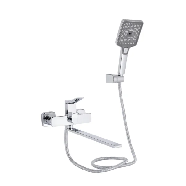 Смеситель для ванны Qtap Presto однорычажный, хром (QTPRE2601CRM45573)