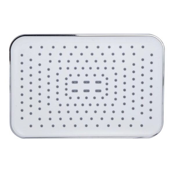 Лейка для верхнего душа Qtap Hlavova 260х180 пластик, хром (QTHLA107CRM45785)